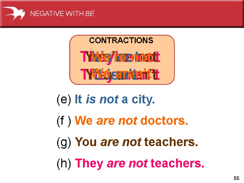 55          They’re not They aren’t